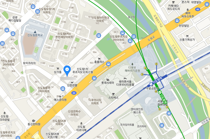 서울시 구로구 신도림동 저렴한 월주차 주차장 있습니다~