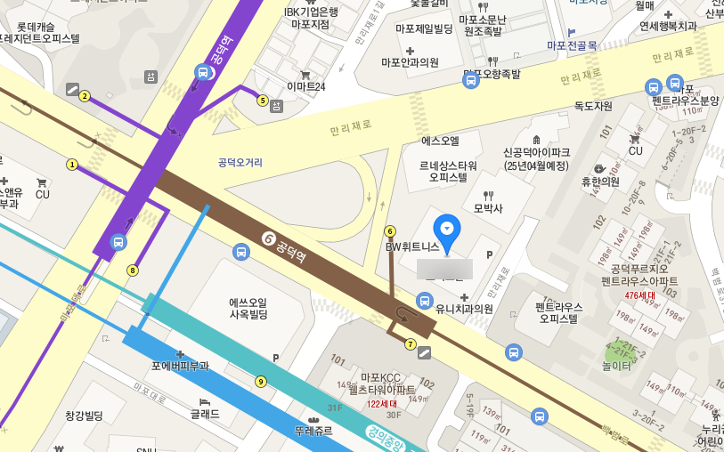 마포구 신공덕동 공덕역 완전 가까운 월주차 주차장있어요~
