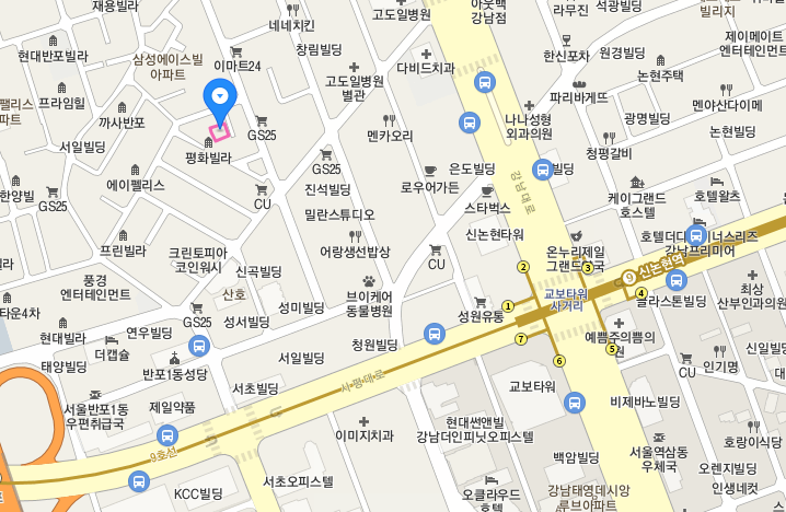 서울시 서초구 반포동 월주차 주차장 알아보세요~