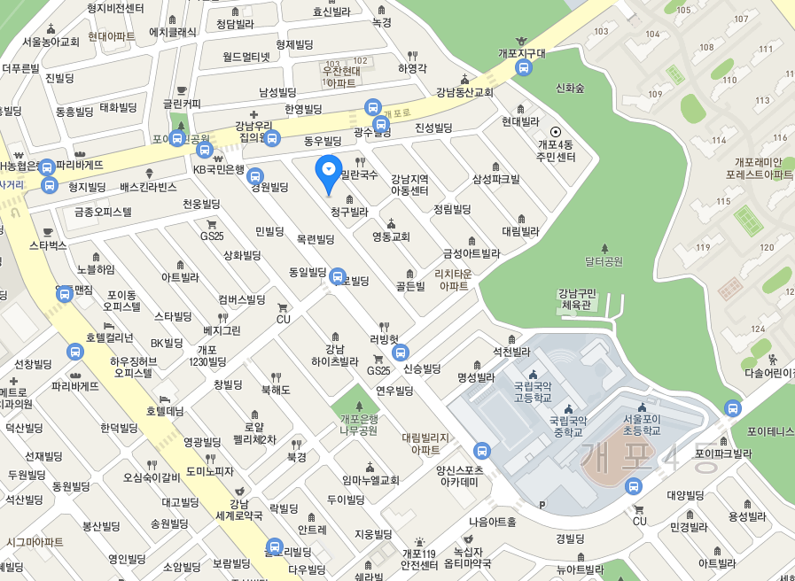 서울시 강남구 개포동 강남구민체육관 근처 월주차장 (월 180,000원)