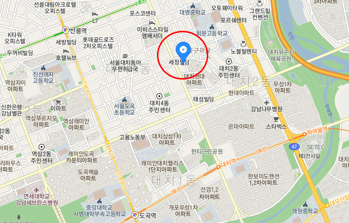 서울시 강남구 대치동 삼성역 근처 월주차 (월230,000원)