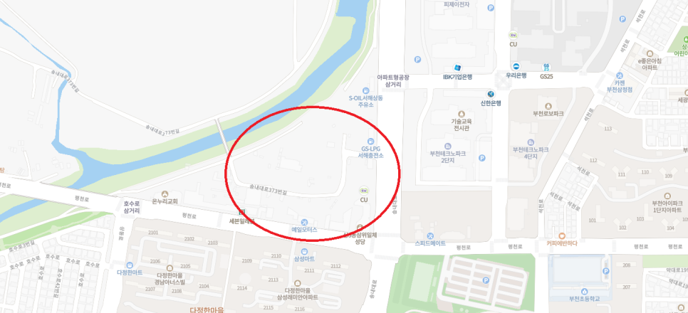인천시 우리동네 주차장 부평구 삼산동 월주차 (월 80,000원)