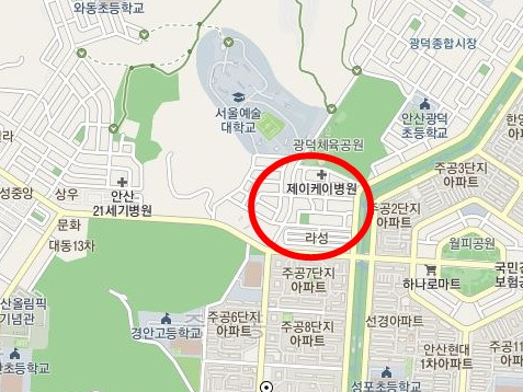 경기도 안산시 고잔동 우리동네 주차장 월주차 (월 80,000원)