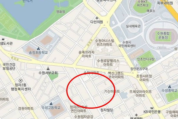 경기도 수원시 정자동 우리동네 주차장 월주차 (월 80,000원)