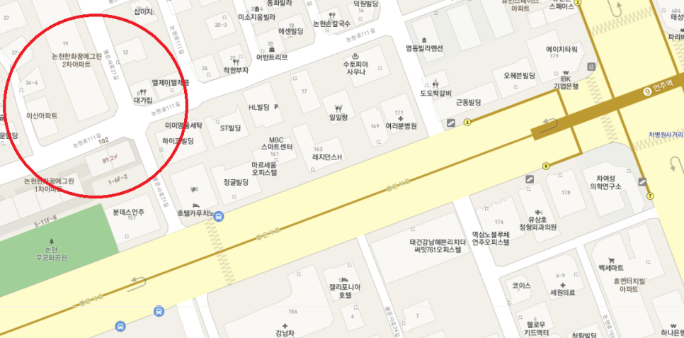 서울 강남구 논현동 우리동네 주차장 월주차 (월 190,000원)