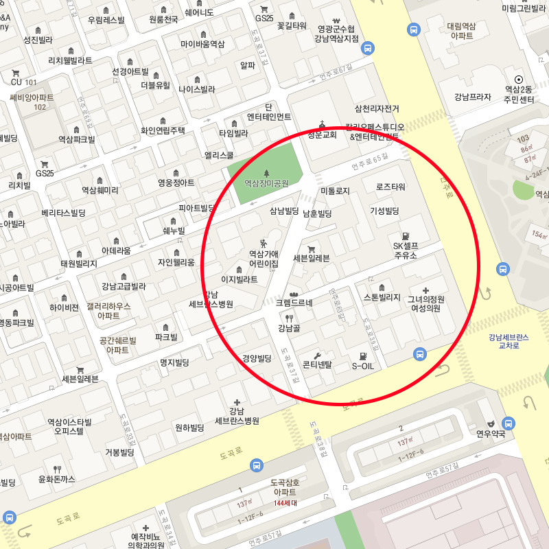 서울 강남구 역삼동 우리동네 주차장 월주차 (월 230,000원)