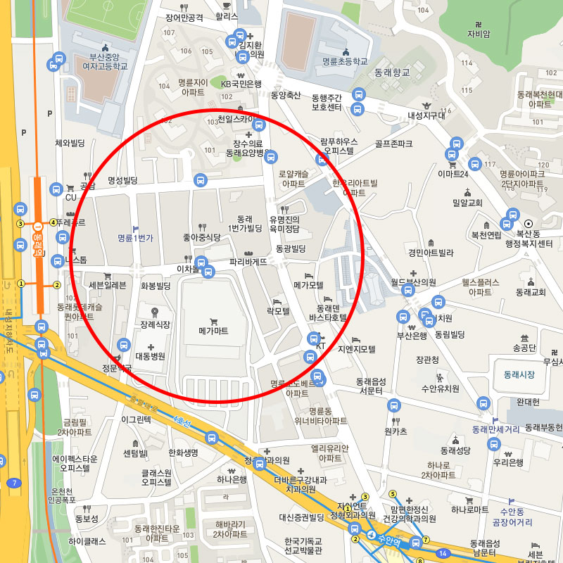 부산 동래구 동래역근처월주차