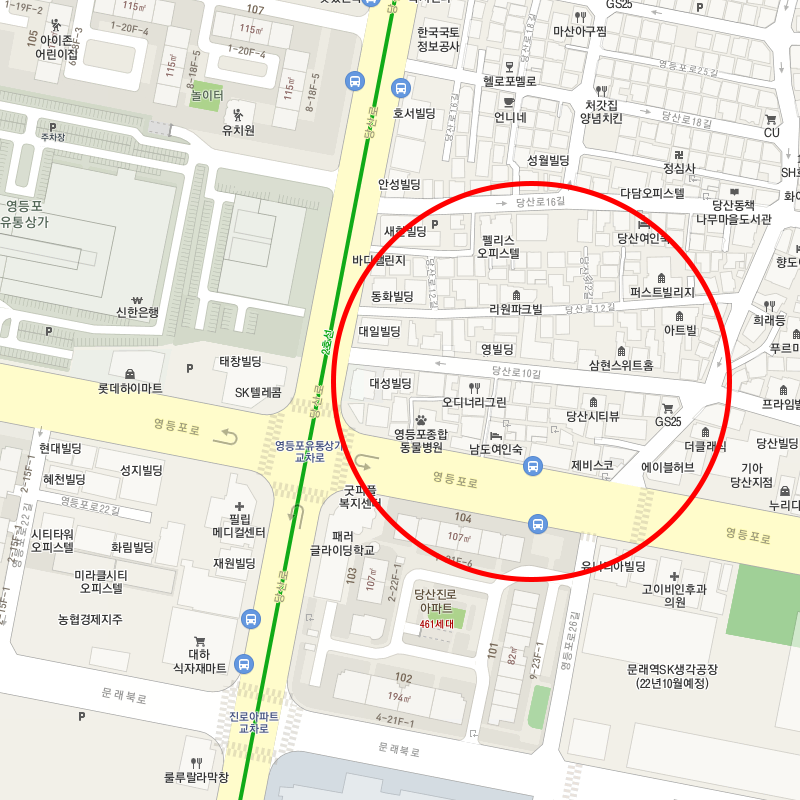 서울 영등포구 당산동 월주차 안내