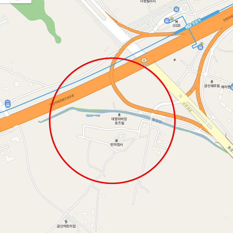 인천 중구 영종역월주차 주변 안내