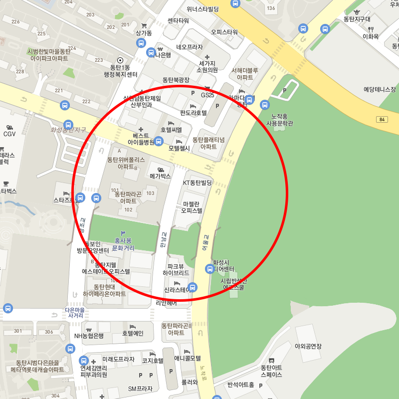 경기도 화성시 반송동 월주차 안내