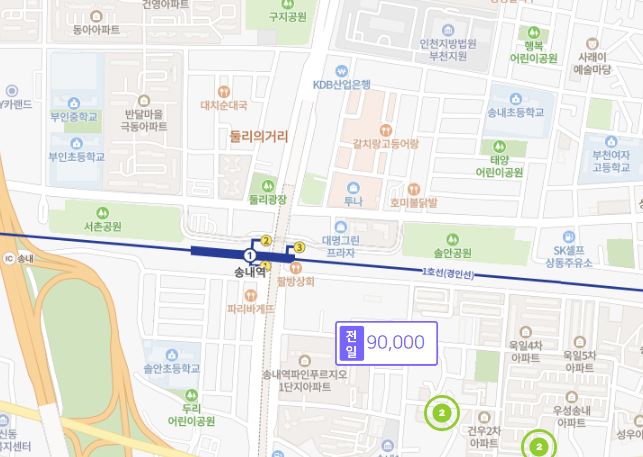 (성수역/신림역/ 증미역/봉천역/용산역/송내역/노원역/가양역 ) 월주차 안내!