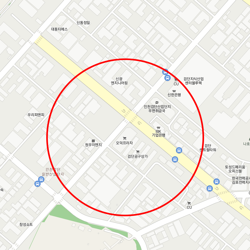 인천 서구 오류동 월주차 안내