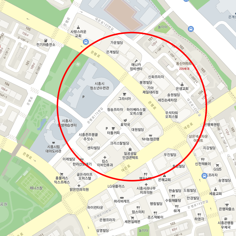 경기 시흥시 대야동(시흥시 청소년 수련관) 근처 월주차 안내
