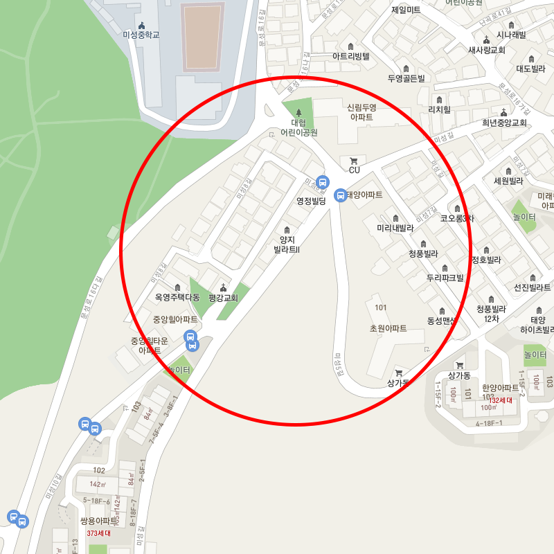 서울 관악구 신림동(미성중) 근처 월주차 안내