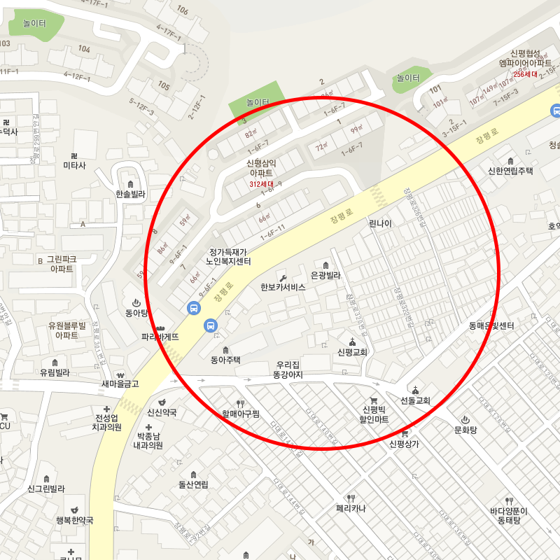 부산 사하구 신평동(동매역) 월주차 안내