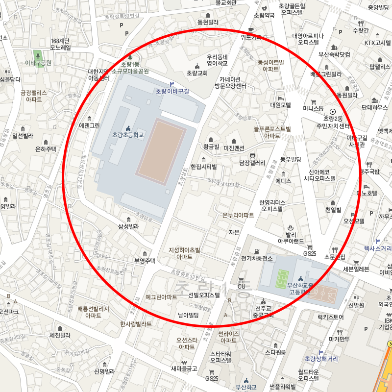 부산 동구 초량동(초량초,부산역) 근처 월주차 안내