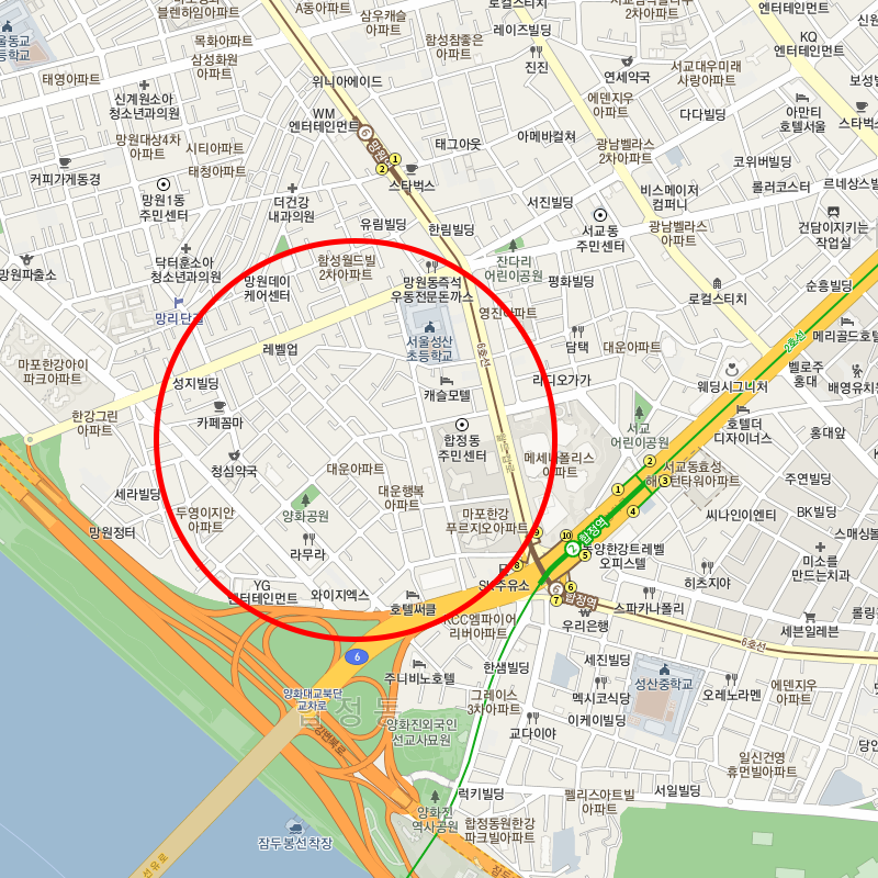 합정역월주차_ 주차장 안내
