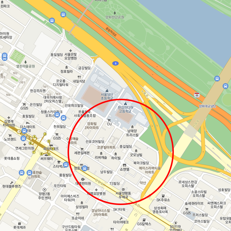 선유도역월주차 _5번출구에서 4분 이내인곳