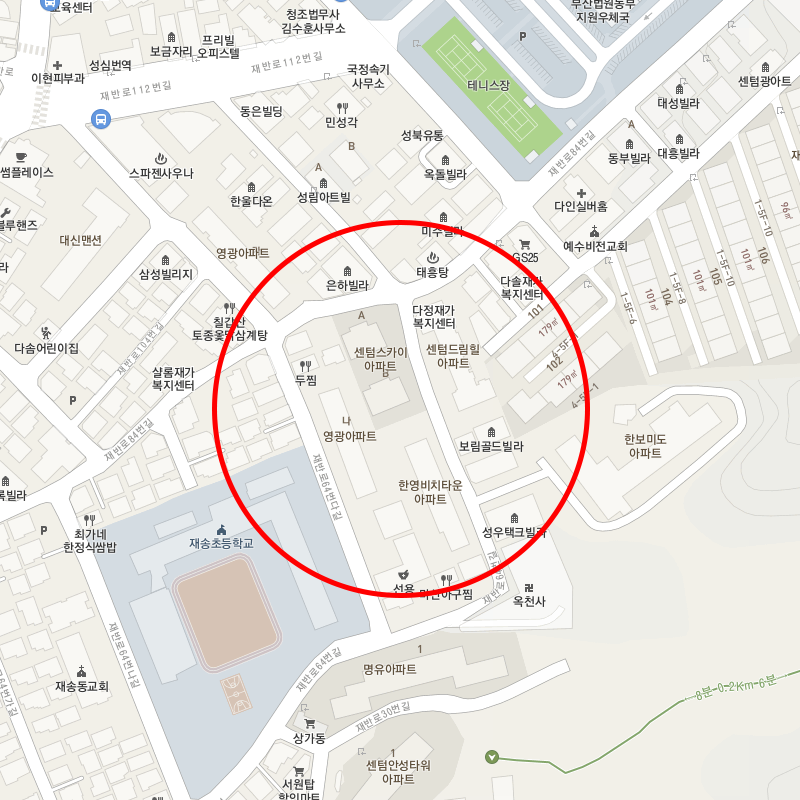 부산 해운대구 재송동 월주차 안내(재송초,부산지방검찰청 동부지청 근처)