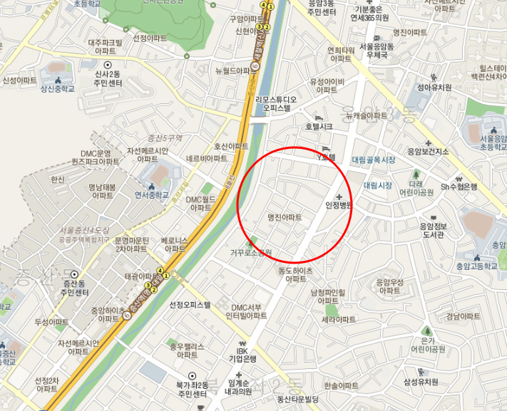 서울 서대문구 북가좌동 월주차 안내