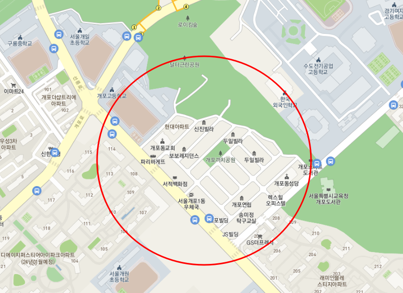 개포2동 월주차_개포고 근처에 있음