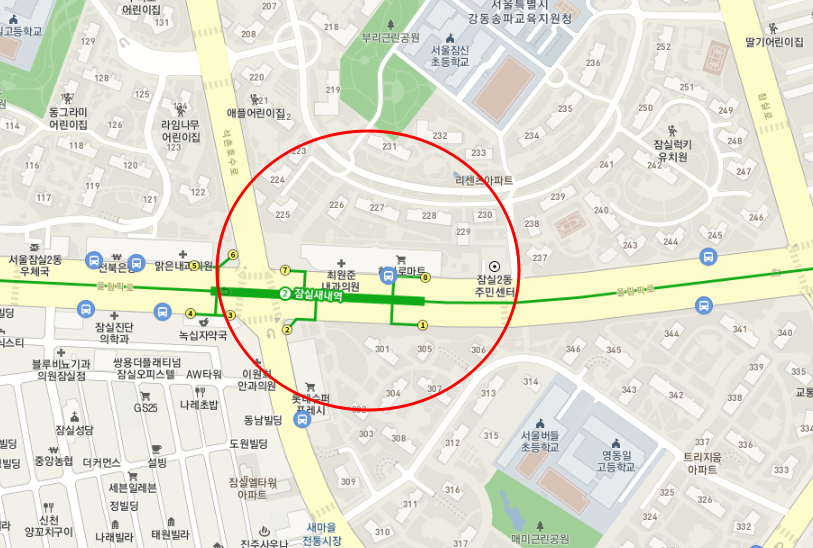잠실새내역 월주차_8번 출구에서 도보 30초 거리