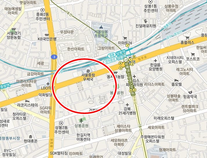 중랑구ㅣ상봉역에서 4분거리 월주차