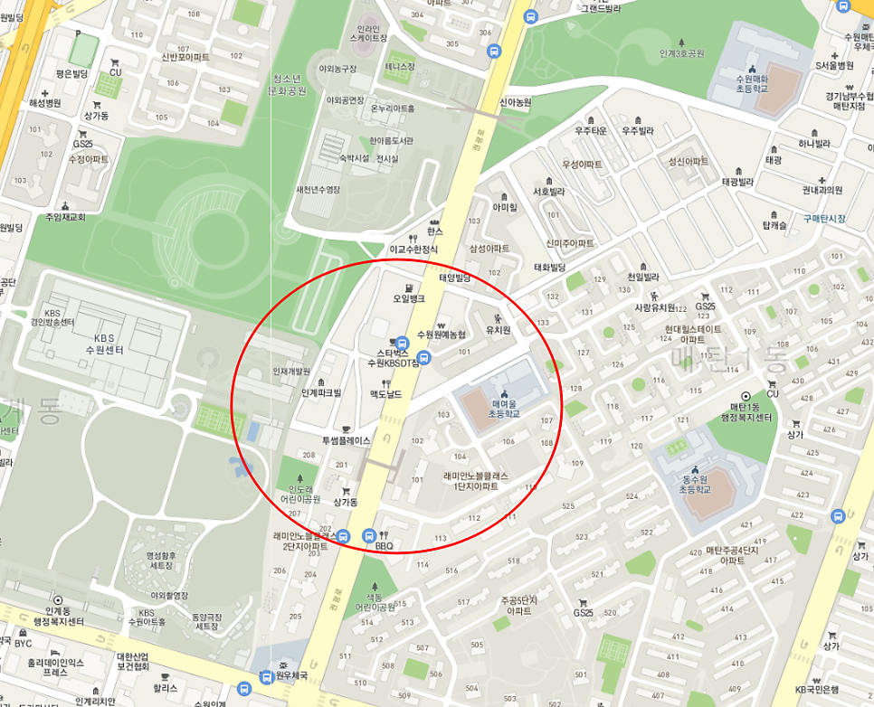 인계동월주차ㅣKBS 수원센터 부근!