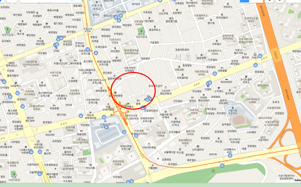 서울 서초구 서초동(남부터미널역) 월주차 ┃1,2번출구 도보2분(위치,가격,시간) 안내