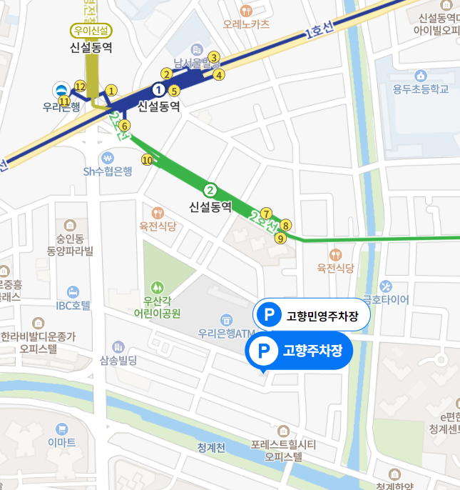 청계천 월주차 / 서울풍물시장 월주차! 주만사 특가로 이용하세요!(고향주차장)