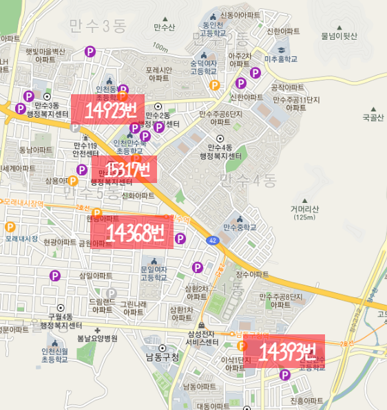 인천 남동구 월주차ㅣ만수동 월주차!