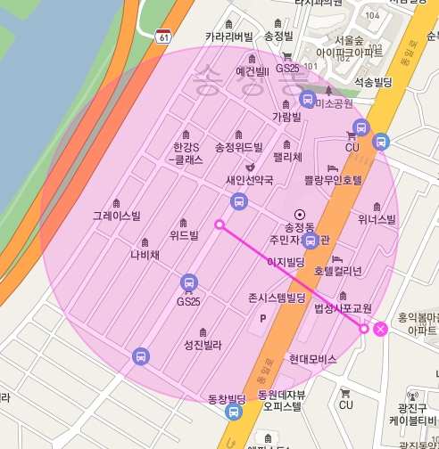 성동구 송정동 화양사거리 주차장ㅣ정기권, 월주차 ㅣ 쉽고 빠르게 주만사 주차장으로! 대표 이미지
