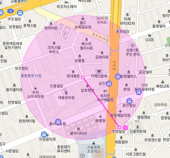 중랑역 면목동 신규 주차장 ㅣ 정기권, 월주차ㅣ주만사 (80,000원)