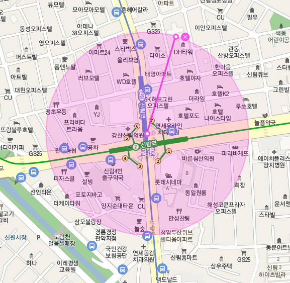 관악구 신림동 신림역 신규 주차장 ㅣ정기권, 월주차 ㅣ주만사에서 쉽고 빠르게 만나보세요! 대표 이미지