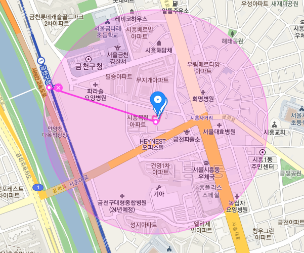 금천구:안양천:금천구청역 {정기권,월주차} 주만사에서 이용하세요!