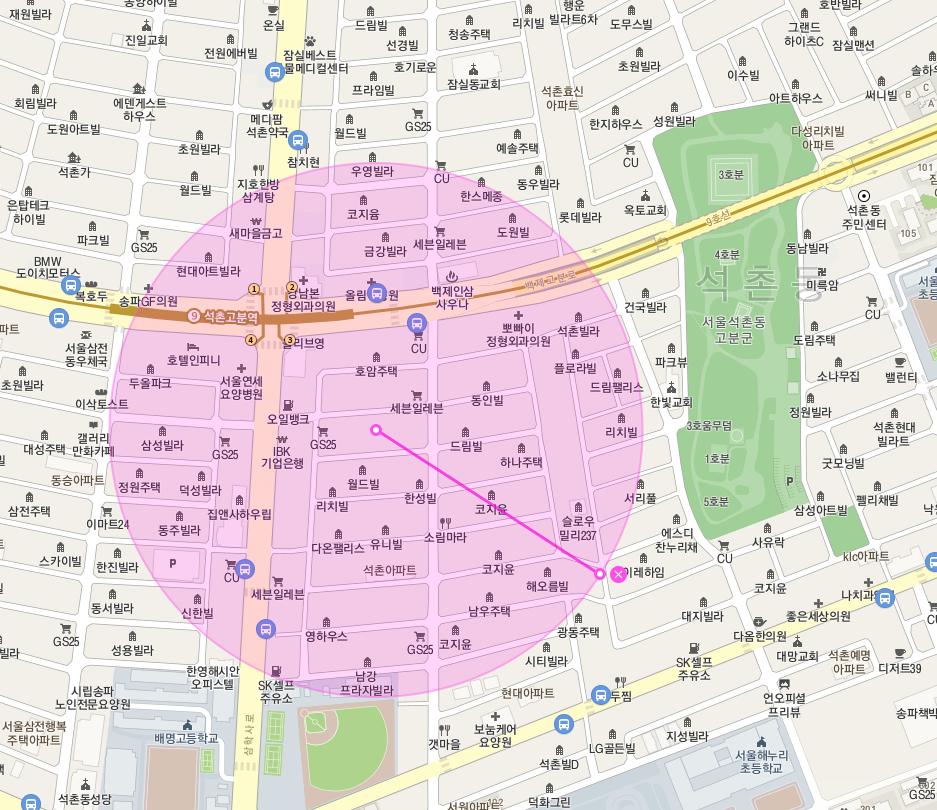 송파구 석촌동 석촌고분역 배명사거리 주차장ㅣ정기권, 월주차ㅣ특가 월주차장 신청은 주만사!