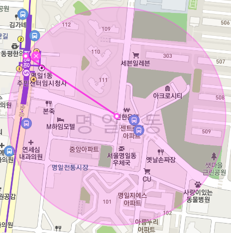 강동구 명일동 명일역 월주차ㅣ주간제, 지정석