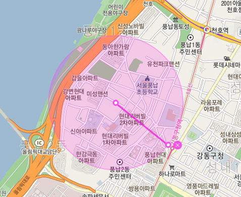 송파구 풍납동 강동구청역 월주차 ㅣ단일주차, 지정석ㅣ선착순 1자리 모집