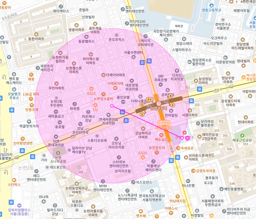 강남구 논현동 강남구청역 압구정로데오역 주차장ㅣ정기권, 월주차ㅣ압구정로데오 월주차 하루 13시간 6,300원!