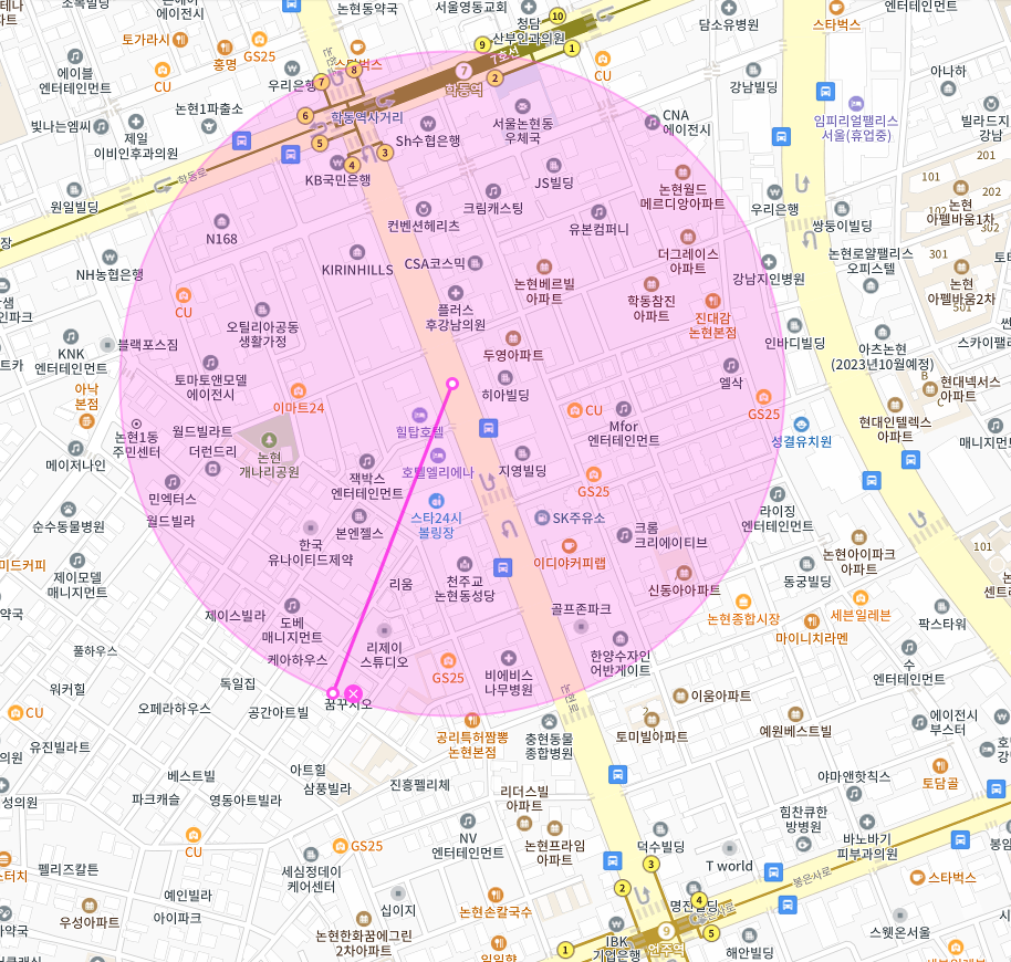 강남구 | 논현동 | 학동역 월주차장 여기서 찾으세요