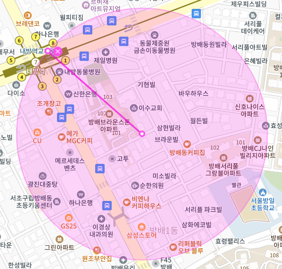 서초구 방배동 월주차, 내방역 역세권으로 선착순 1자리!
