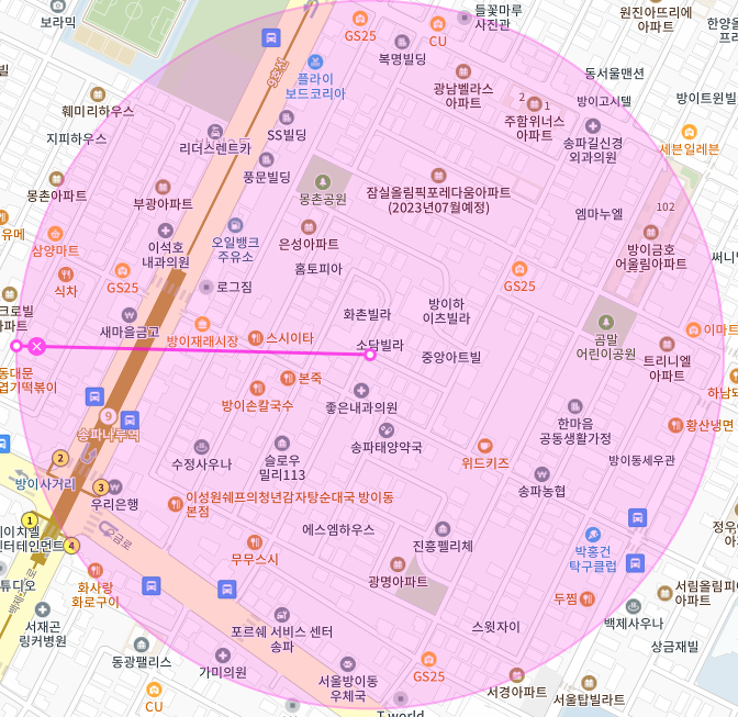 서울 송파구 방이동 송파나루역 방이재래시장ㅣ주차 문제의 손쉬운 해결책! 주만사입니다~!!