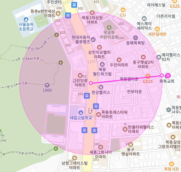 양천구 목동 월주차, 월 95,000원에 이용 가능해요!