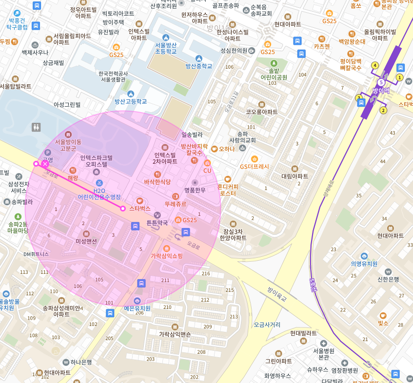 월주차 | 전일제 | 송파구 방이동 방이역 송파나루역