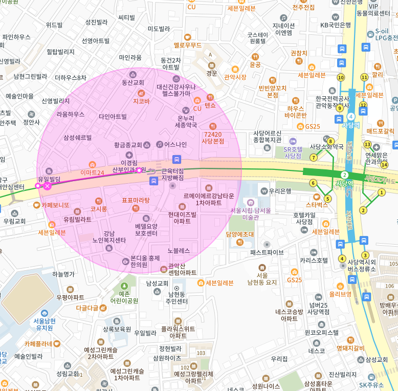 [특가] 동작구 사당동 사당역 주간제 월주차