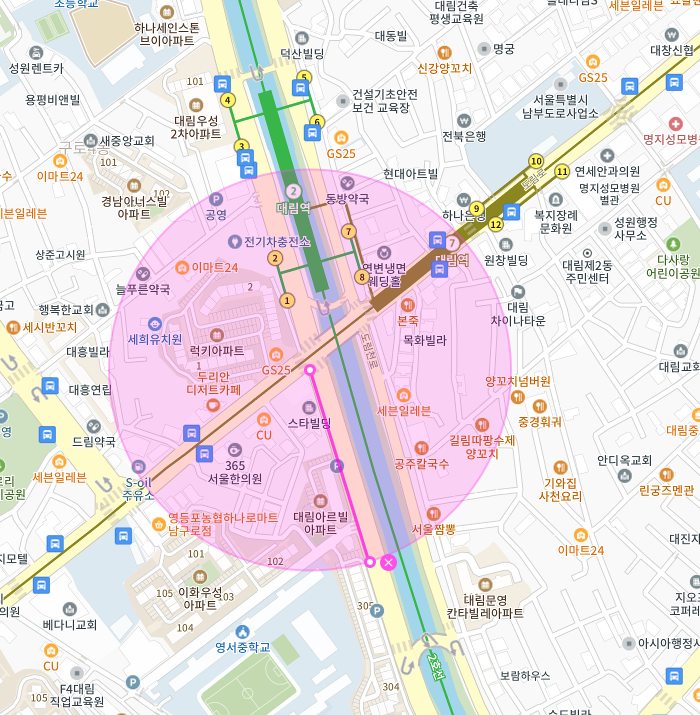 구로구 구로동 대림역 | 월주차 정기권 | 선착순 1자리