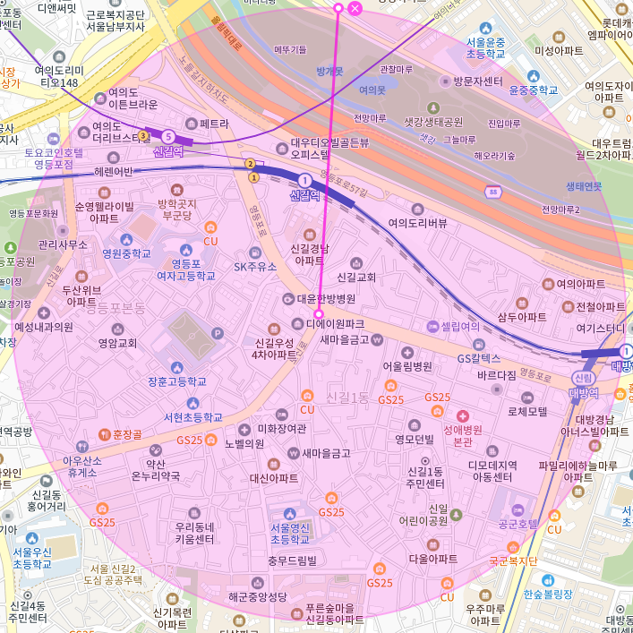 서울 영등포구 신길동 신길역 대방역 부근 월주차, 월정기권 | 주만사로 더 가치 있는 주차 라이프 만들기!!