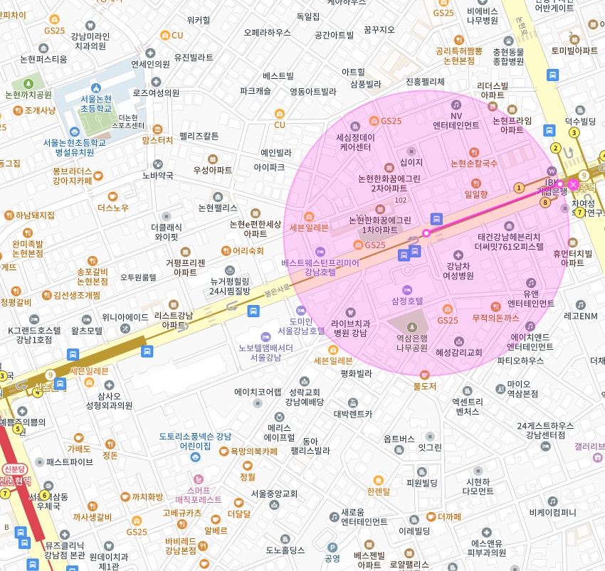 강남구 논현동 언주역 신논현역 | 월주차 정기권 | 전일제