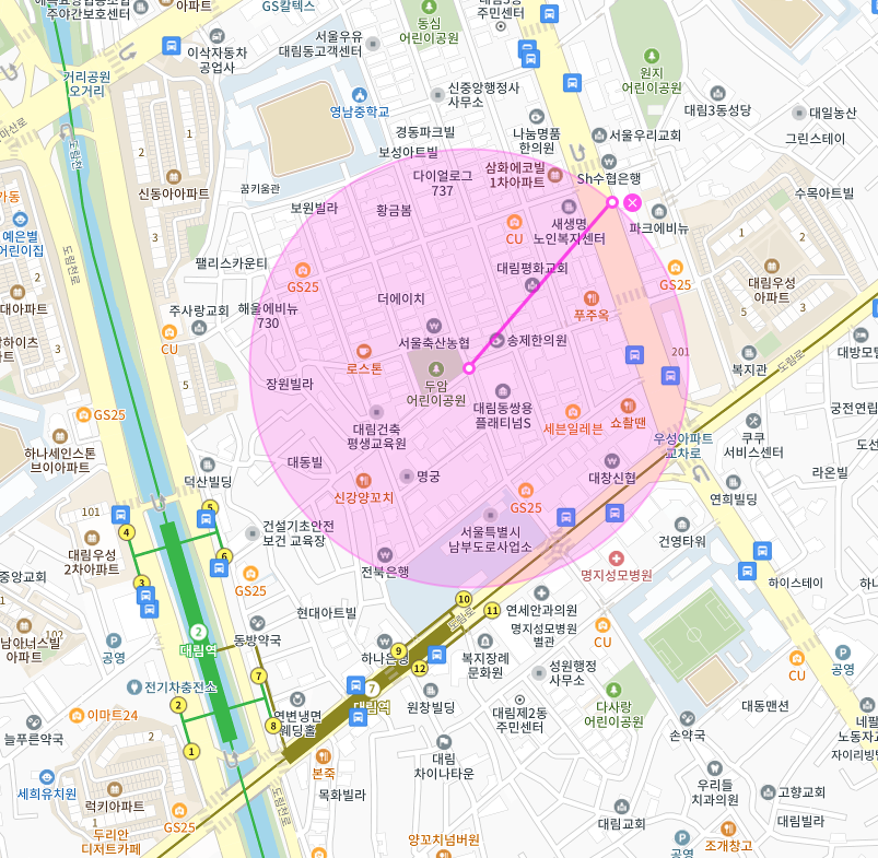[선착순] 영등포구 대림동 대림역 인근 주차장 | 월주차 정기권 | 전일제