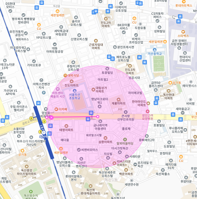 주만사로 금천구 독산동 독산역 인근 주차장 찾아보세요 | 월주차 정기권